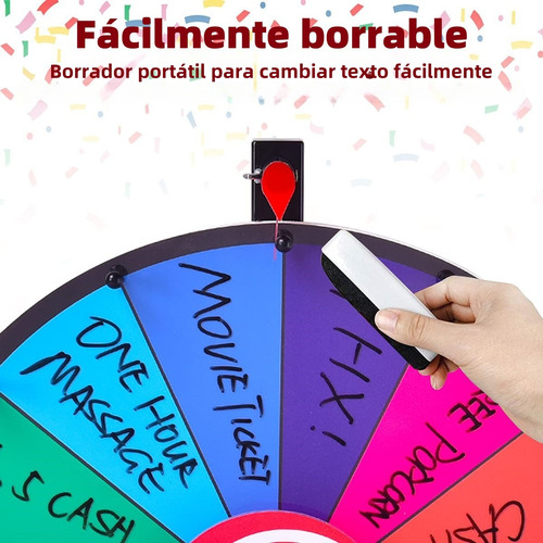 Giratoria Rueda La Fortuna, Ruleta Juegos Sorteo Del Evento
