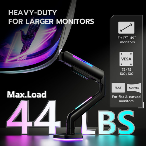 Brazo De Monitor Ultrawide Para Una Pantalla De Servicio Pes