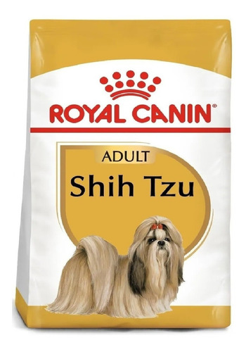 Imagen 1 de 1 de Alimento Royal Canin Breed Health Nutrition Shih Tzu para perro adulto de raza  pequeña sabor mix en sobre de 4.53kg