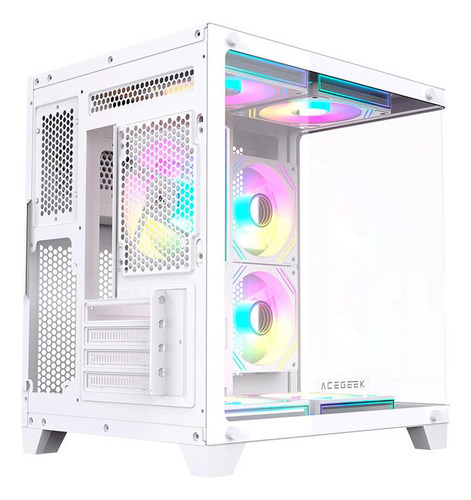 Gabinete Gamer Acegeek Arcane, Mid-tower, Lateral De Vidro