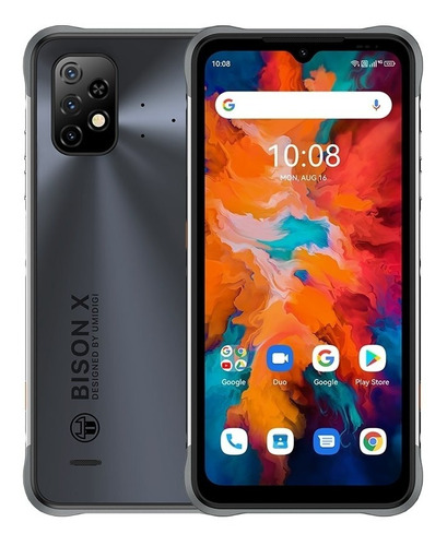 Umidigi Bison X10 64/4gb Ram Nfc 6150mah 4g Gris Uso Rudo D (Reacondicionado)