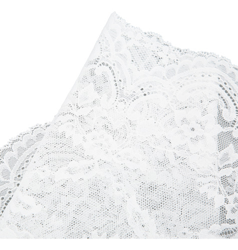 Cinta De Encaje, 23 Cm De Ancho, Suave, Elástica, Decorativa
