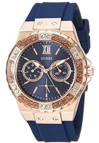 Guess De Acero Inoxidable Y Silicona Resistente A Las Mancha