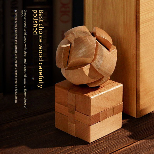 Puzle De Madera Kongming Lock Luban Lock 1