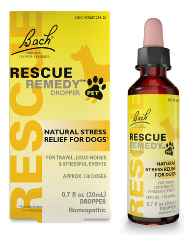 Calming Drops Rescue Remedy Pet Para Perros, 20 Ml