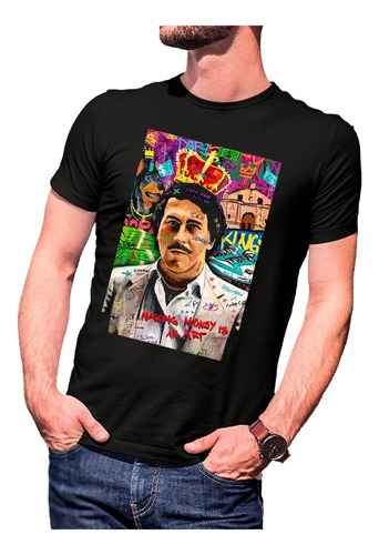 Playera Negra Pablo Escobar Calidad Premium