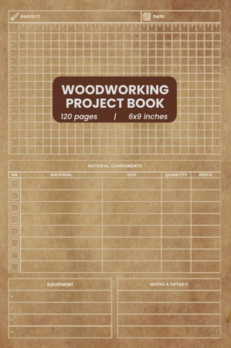 Libro: Woodworking Practical Project Notebook: Woodworkers 