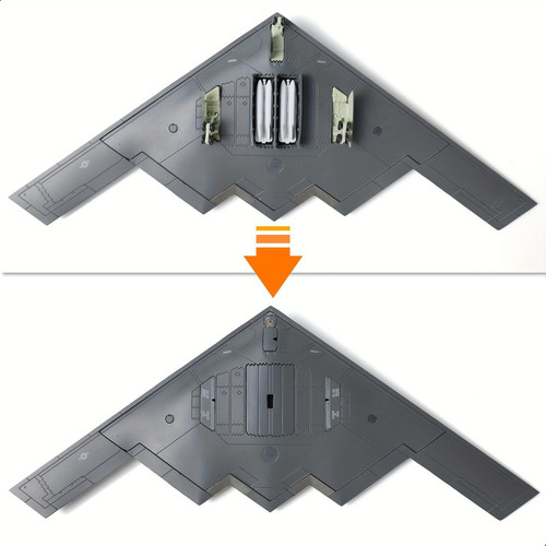Modelo De Aeronave De Bombardeiro Pesado B-2a Spirit Stealth