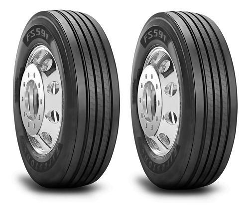 Paquete 2 Llantas 295/75r22.5 Firestone Fs591 75r