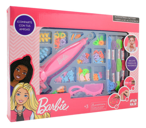 Set Manillas Y Accesorios Para Cabello Barbie