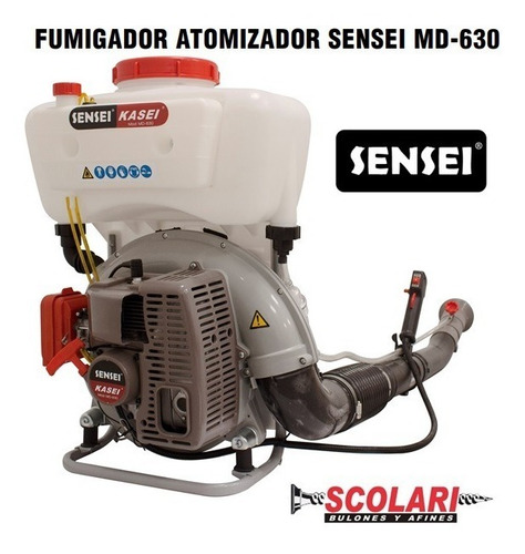 Imagen 2 de 4 de Fumigador A Explosion Naftero Sensei Md 630 Md630 63cc 16lts
