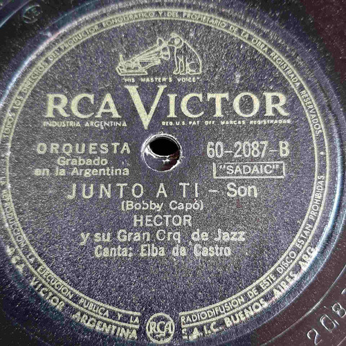 Pasta Hector Orq Jazz Lilian Red Rca Victor C410