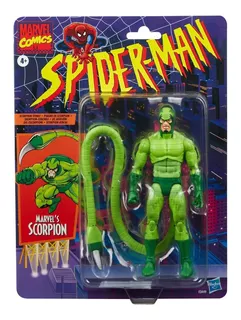 Scorpion Spider-man Retro Marvel Legends - 6 Pulgadas