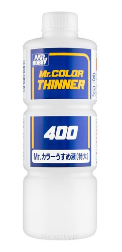 Modelismo Mr Color Thinner 400 Mililitros Mr Hobby 1/72 1/48