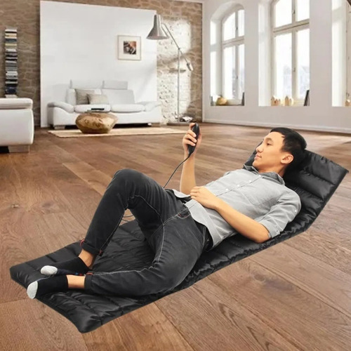 Imagen 2 de 3 de Masajeador Colchoneta Electrica Con Calor Para Cama Y Sillon
