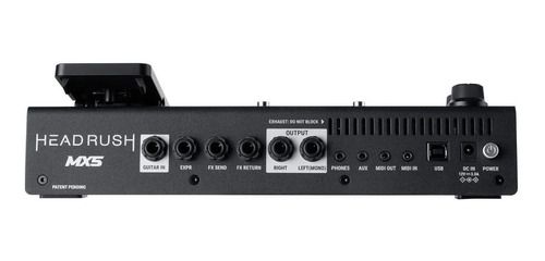 Imagen 3 de 3 de Pedal de efecto HeadRush MX5 negro