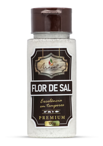 Imagem 1 de 5 de Flor De Sal Tempero Gourmet 130g Salt Premium Mazala