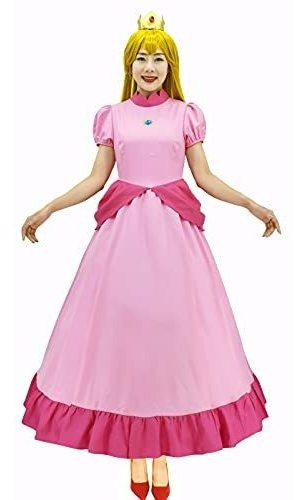 Super Hermanos Princesa Peach Traje Para Mujer V944a