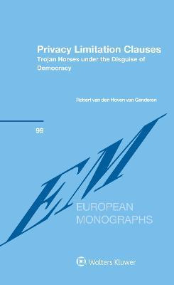Libro Privacy Limitation Clauses : Trojan Horses Under Th...