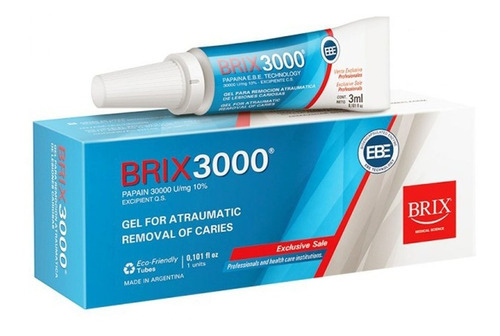 Brix 3000 Gel Para Remocion Atraumatica Caries Odontologia