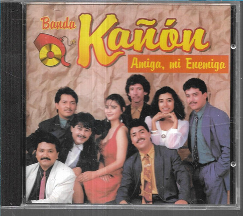 Banda Kañon Album Amiga Mi Enemiga Sello Leader Cd Nuevo