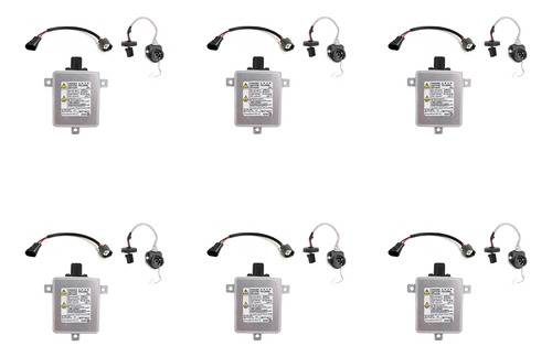 6 Balastos Hid Para Faros Delanteros W3t19371 W3t15671 Con E