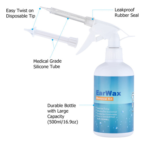Limpador De Ouvido Com Sistema De Irrigação Automatic Ear