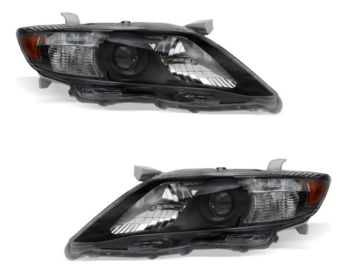 Faros Para Camry 2010 2011 Fondo Negro.