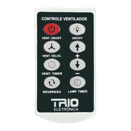 Controle Remoto Para Ventilador De Teto Universal Marca Trio