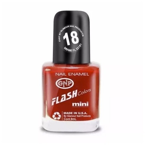 Esmalte Flash Colors De Gnp 9ml Nro.18