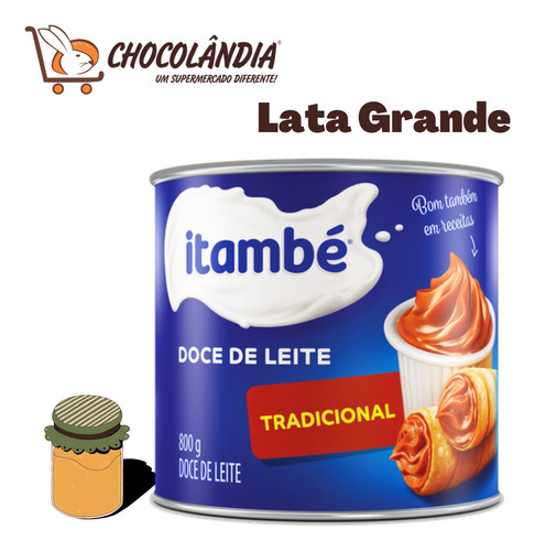 Doce De Leite Tradicional Itambé Lata Grande 800g