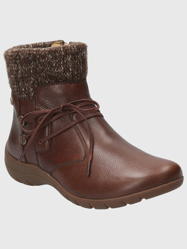 Botin Cuero Mujer Malmo Ii Café Hush Puppies