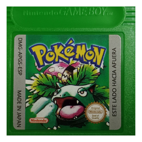 Pokemon Verde En Español Game Boy, Gbp, Gbc, Adv. Repro 