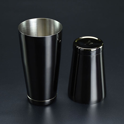 Juego De Cóctel Profesional Boston Shaker Black Tin Bar Pub
