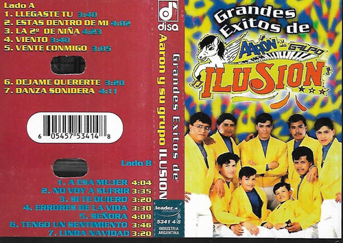 Aaron Y Su Grupo Ilusion Album Grandes Exitos Disa Cassette