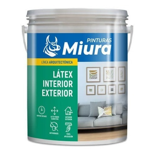 Latex Interior/exterior Miura 10l Blanco