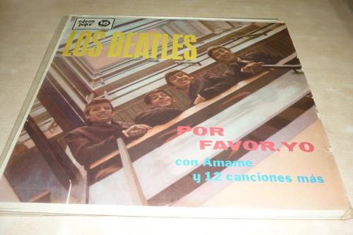 Beatles Por Favor Yo Green Label Vinilo Excelente