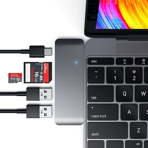 Hub Usb-c 3.0 3 En 1 Para Macbook Y iPad