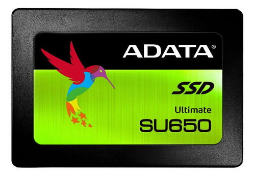 Unidade de estado sólido Adata Ultimate Su650 240gb SSD de cor preta