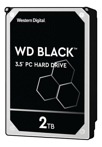 Imagen 1 de 2 de Disco duro interno Western Digital WD Black WD2003FZEX 2TB negro