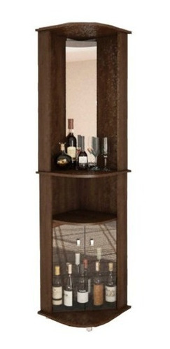 Bar Esquinero Mueble Living Con Espejo Ba2008