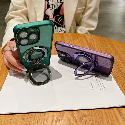 Funda Para Xiaomi Poco X7 5g/pocox7 Pro/turbo4 El Soporte De Anillo Magnético De La Funda Del Teléfono Brilla Y Es A Prueba De Golpes
