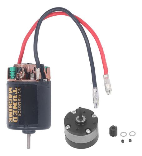 Juego De Caja De Cambios Con Motor Cepillado Rc, Montaje 540