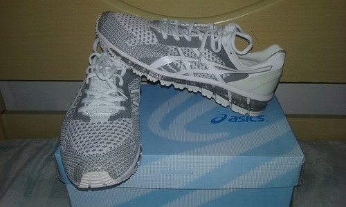 Tenis Asics Quantum 360 Cinza E Branco Nº35 Original!!!