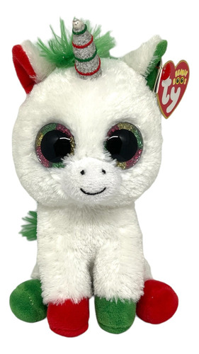 Peluche Ty Unicornio Candy Cane Beanie Boos