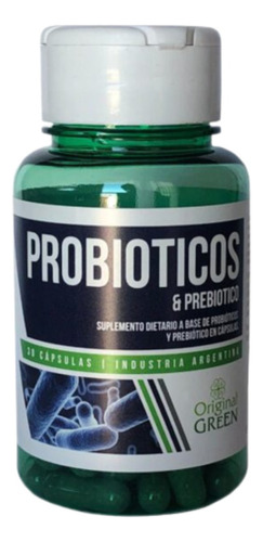 Probióticos & Prebiótico 30 Caps Original Green 