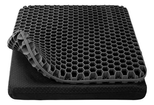 Cojín Gel Transpirable Ergonómico Forma Panal Suave Lavable