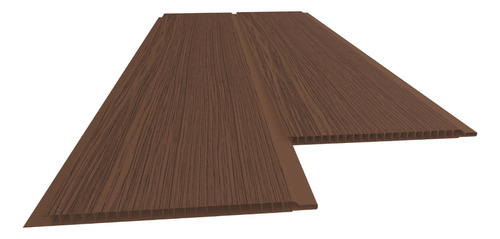 Cielorraso  Pvc Color Marrón O Madera Rústico 6m X 20cm -smf