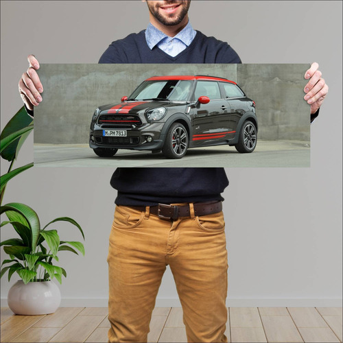 Cuadro 30x80cm Auto 2014 Mini John Cooper Works 214