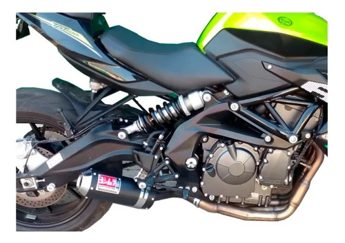 Escape Deportivo Simple Para Benelli Tnt 600 I Y Tnt 600 S Negro Anodizado